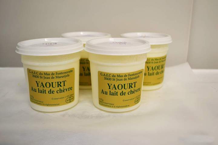 Yaourt artisanal au lait de chèvre Saint-Jean-de-Maruéjols-et-Avéjan