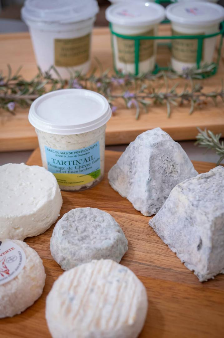 Fromages de chèvre de la région de Camargue